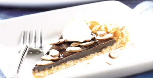 Chocolate-macaroon-tart